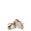 Blublonc Pink Lace Baby Sandal-Tassel Children Shoes