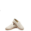 Blublonc Beige Quilted Smoking Loafer-Tassel Children Shoes