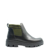 LMDI Black and Hunter Elastic Combat Boot-Tassel Children Shoes
