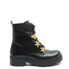 Confetti Black Ornament Zipper Boot-Tassel Children Shoes