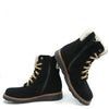 Emel Black Suede Sweater Boot-Tassel Children Shoes