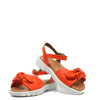 Pepe Orange Bow Sneaker Sandal-Tassel Children Shoes