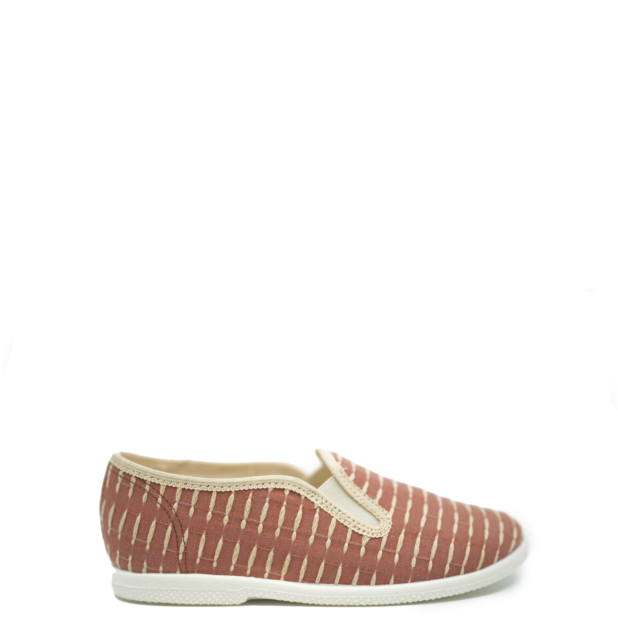 Pepe Rust Tapestry Slip On-Tassel Children Shoes