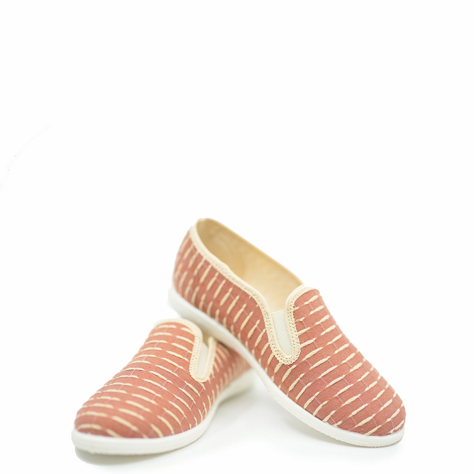 Pepe Rust Tapestry Slip On-Tassel Children Shoes