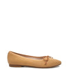 Beberlis Brown Perforated Ballet Flat-Tassel Children Shoes