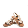 Beberlis Rose Gold Mirror Sandal-Tassel Children Shoes