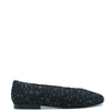 Spain+Co Sequin Tweed Flat-Tassel Children Shoes