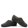 Beberlis Brown Textured Derby-Tassel Children Shoes