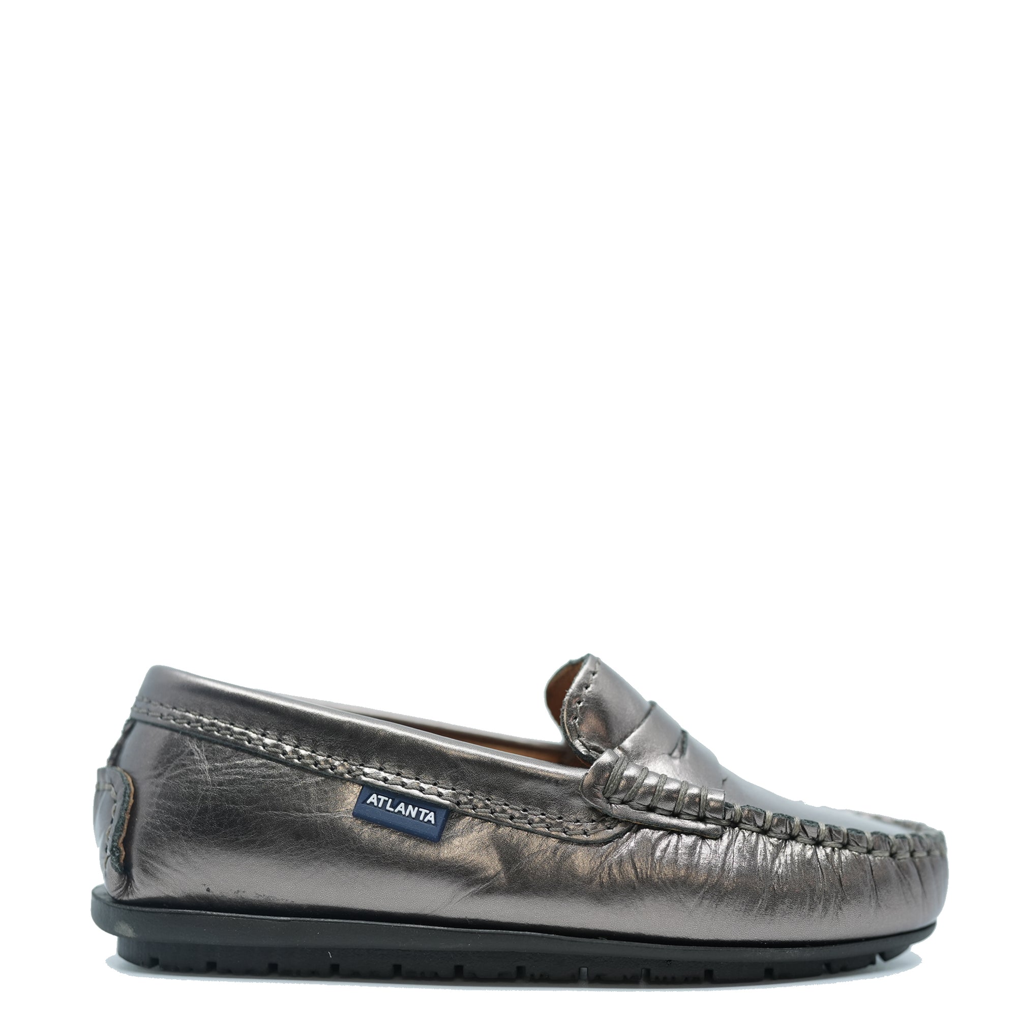 Atlanta Mocassin Pewter Penny Loafer-Tassel Children Shoes