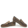 Beberlis Bronze Buckle Loafer-Tassel Children Shoes