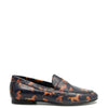 Blublonc Navy Horse Printed Penny Loafer-Tassel Children Shoes