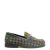 LMDI Multi Houndstooth Buckle Loafer-Tassel Children Shoes
