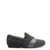 Manuela Gray Wool Plaid Smoking Loafer-Tassel Children Shoes