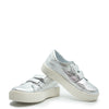 Emel Silver Heart Sneaker-Tassel Children Shoes