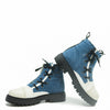 Blublonc Corduroy Captoe Zipper Boot-Tassel Children Shoes