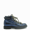 Manuela Navy Metallic Combat Boot-Tassel Children Shoes