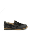 Manuela Brown Scottish Velvet and Rubber Smoking Loafer-Tassel Children Shoes