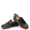 Manuela Brown Scottish Velvet and Rubber Smoking Loafer-Tassel Children Shoes