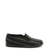 Pepe Black Tapestry Slip On-Tassel Children Shoes