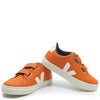 Veja Pumpkin White Velcro Sneaker-Tassel Children Shoes
