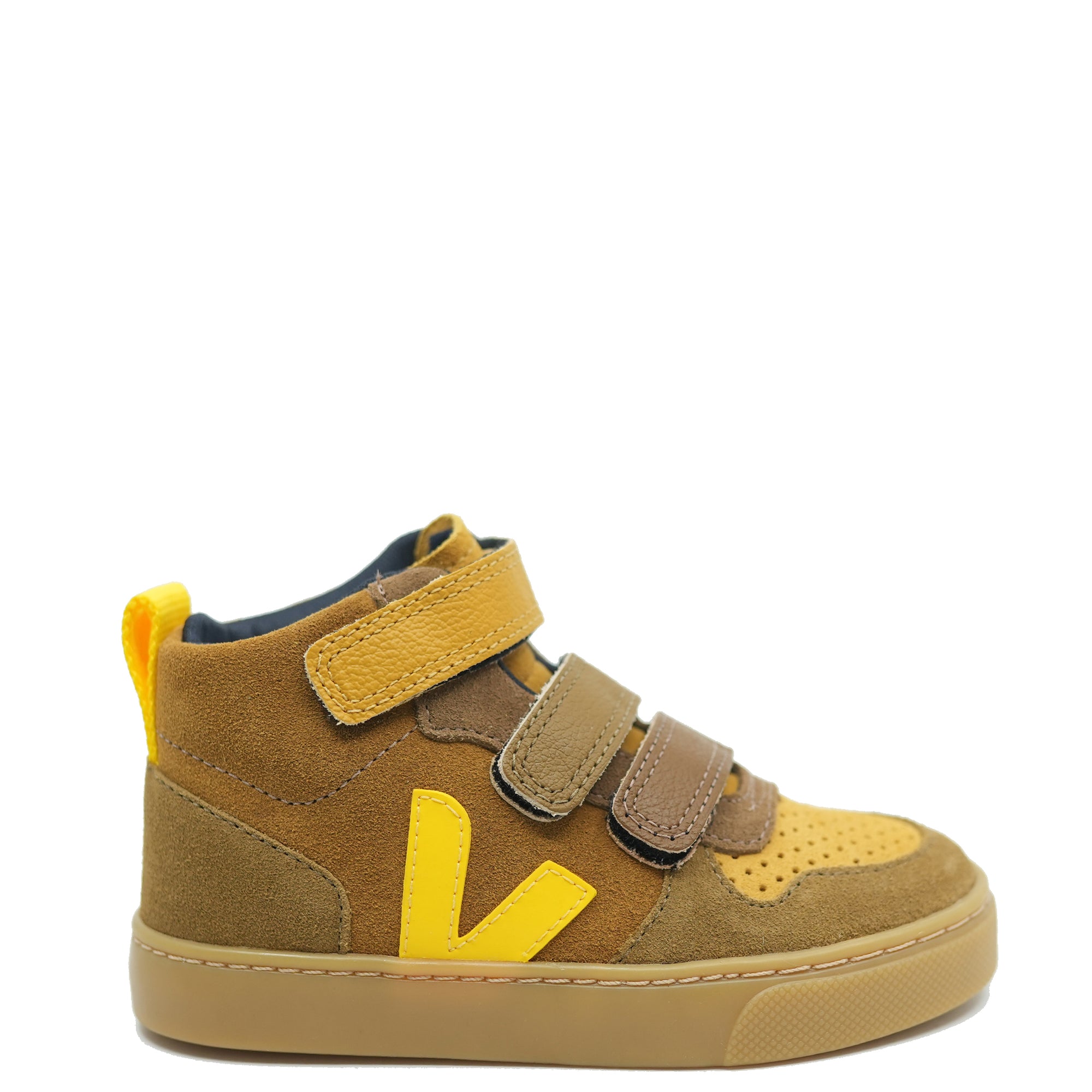 Veja Multico Camel Tonic Hi Top Sneaker-Tassel Children Shoes