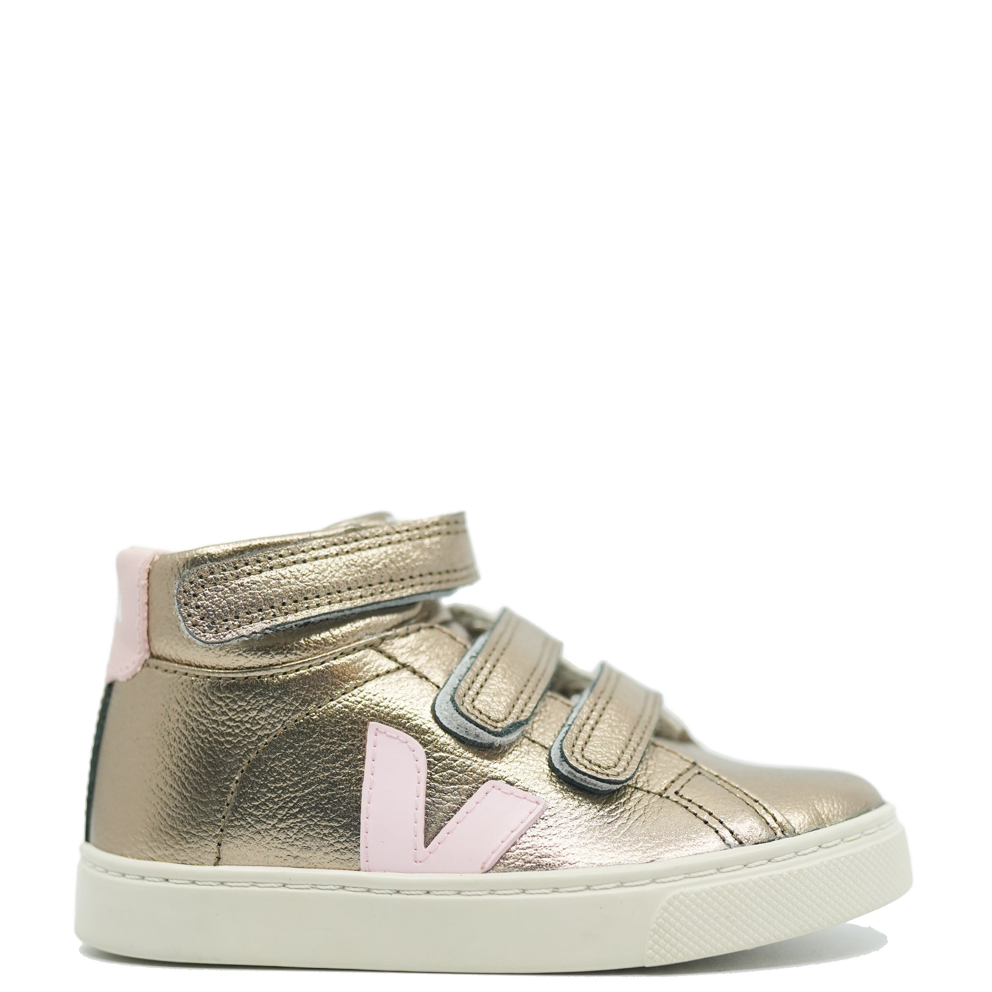 Veja Bronze Petale Hi Top Sneaker-Tassel Children Shoes