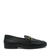 Atlanta Mocassin Black Pebbled Buckle Dress Loafer-Tassel Children Shoes
