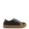 Atlanta Mocassin Brown Nubok Triple Velcro Sneaker-Tassel Children Shoes