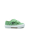 Bonton Green Canvas Star Velcro Sneaker-Tassel Children Shoes