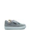 Dulis Grey Suede Velcro Sneaker-Tassel Children Shoes