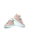 Dulis Blush Velcro Mid Top Sneaker-Tassel Children Shoes