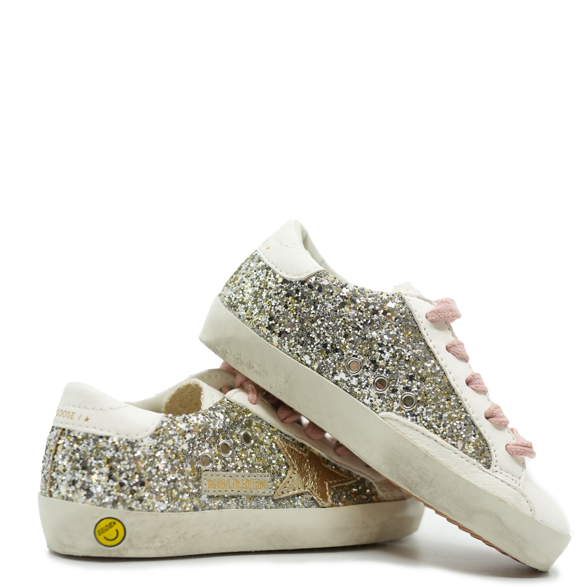 Bonpoint x Golden Goose Glitter Sneaker-Tassel Children Shoes