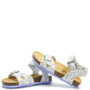 Primigi Lavender Floral Birkenstock Sandal-Tassel Children Shoes