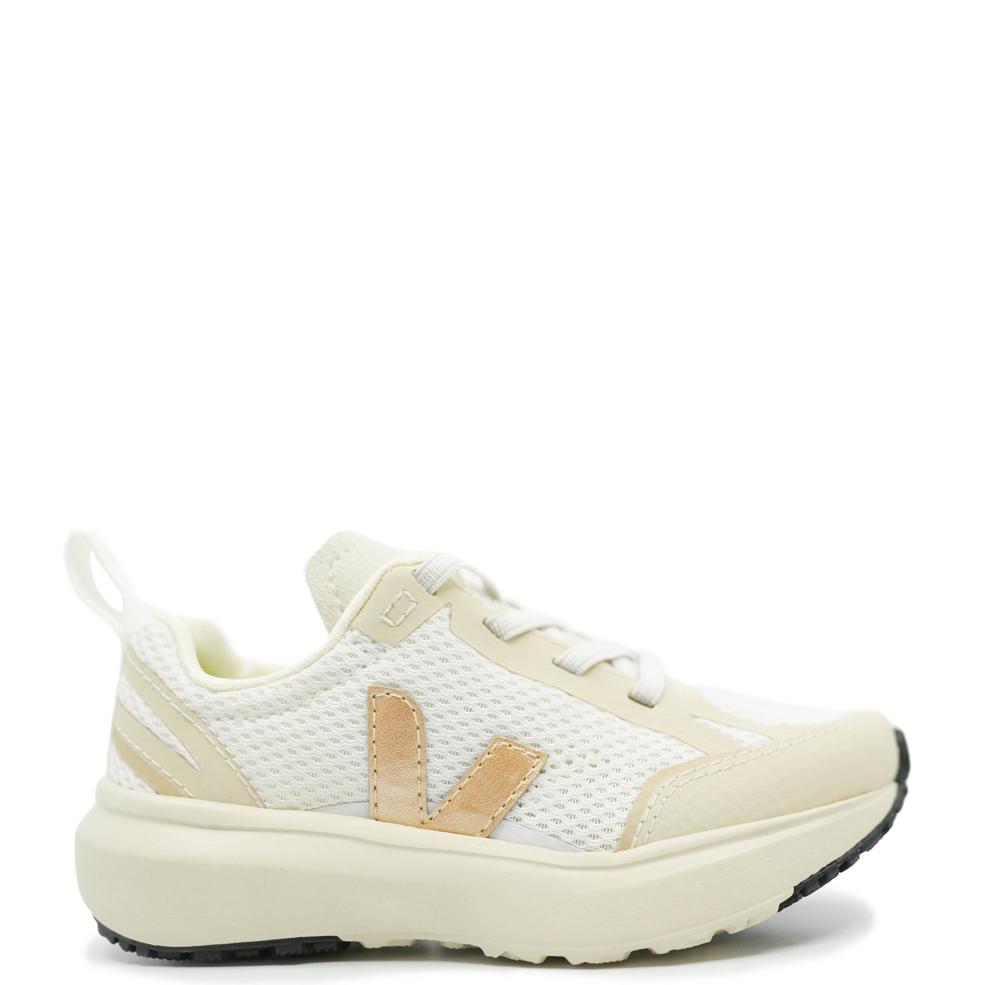 Veja White Platine Sneaker-Tassel Children Shoes
