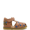 Petit Nord Blueberry Closed Toe Velcro Sandal-Tassel Children Shoes