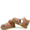 Petit Nord Blueberry Closed Toe Velcro Sandal-Tassel Children Shoes