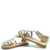 Manuela Iridescent Gladiator Sandal-Tassel Children Shoes