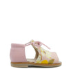 Manuela Pink Floral Sandal-Tassel Children Shoes