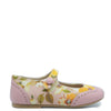 Manuela Pink Floral Wingtip Mary Jane-Tassel Children Shoes
