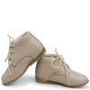 Emel Stone Taupe Perforated Baby Bootie-Tassel Children Shoes