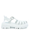 Rondinella White Gladiator Chunky Sandal-Tassel Children Shoes