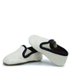 Pepe Ivory and Navy Piping Slip On Shoe-Tassel Children Shoes