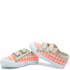 Pepe Beige and Neon Checkered Sneaker-Tassel Children Shoes