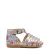 Beberlis Pink Floral Strap Baby Sandal-Tassel Children Shoes