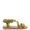 Bonpoint Snakeskin Sandal-Tassel Children Shoes