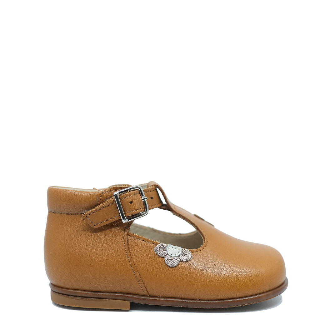 Beberlis Honey Flower T Strap Baby Shoe-Tassel Children Shoes