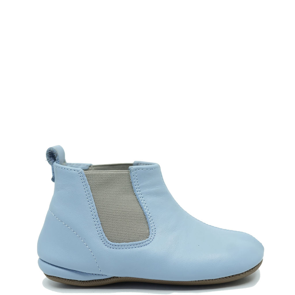 Pepe Sky Blue Elastic Baby Bootie-Tassel Children Shoes