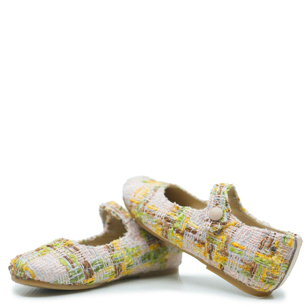 Antara Tweed Mary Jane Sandals