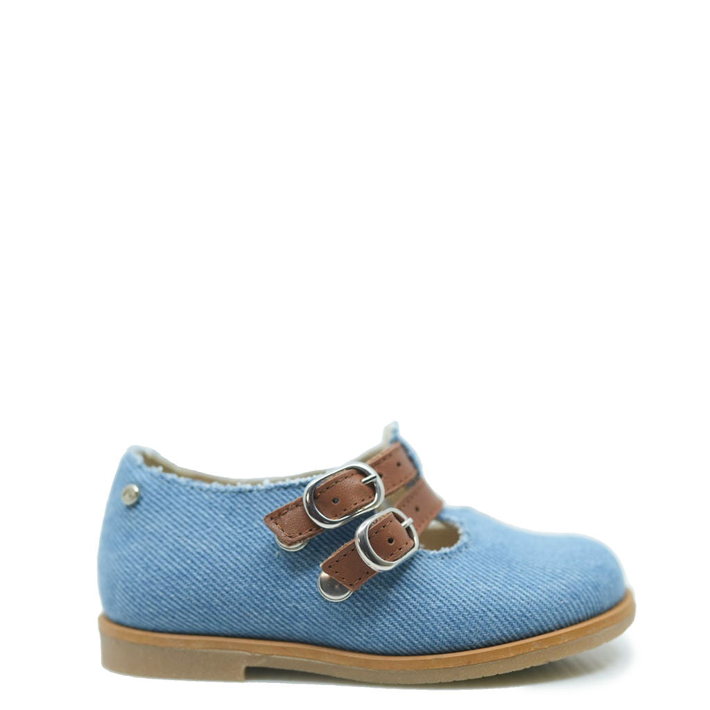 Manuela Jean and Camel Vintage Mary Jane-Tassel Children Shoes