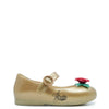 Mini Melissa Gold Jelly Rose Wateshoe-Tassel Children Shoes